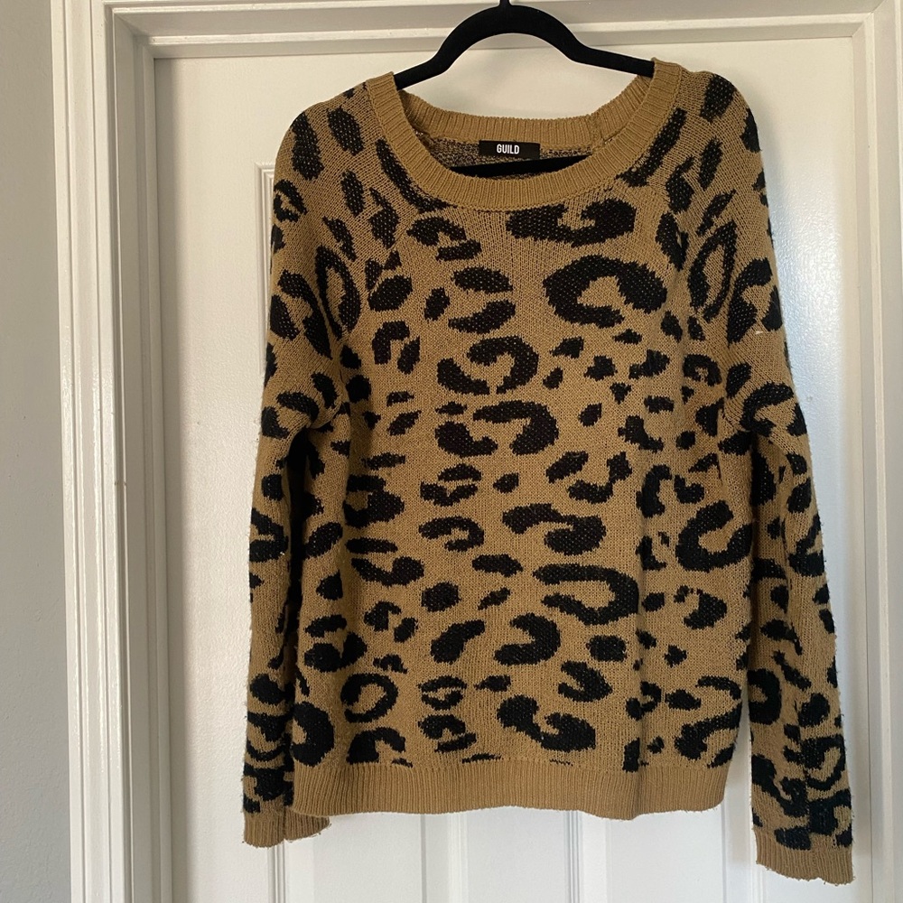 Leopard Sweater-medium